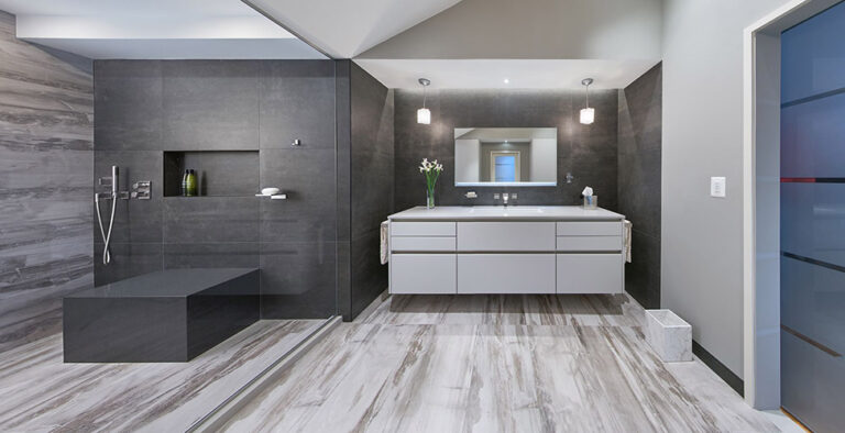 Luxurious, polished, functional, and fully accessible, master suite remodel creates an enticing and relaxing respite, yet remarkably practical space for years to come. ARCHITECTURE: CARNEMARK design + build PHOTOGRAPHY: Anice Hoachlander