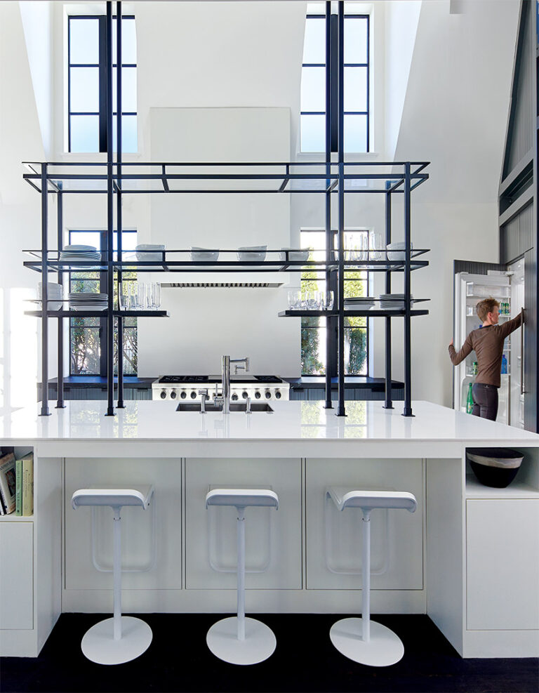 The project includes an award-winning kitchen addition. ARCHITECTURE: Donald Lococo Architects, LLC PHOTOGRAPHY: ANICE HOACHLANDER