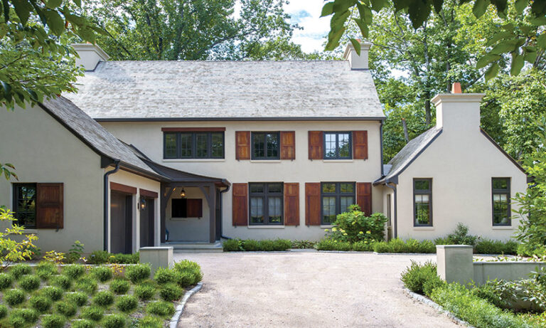 Rill Architects designed a charming European-style cottage. ARCHITECTURE: Rill Architects PHOTOGRAPHY: Michael Ventura