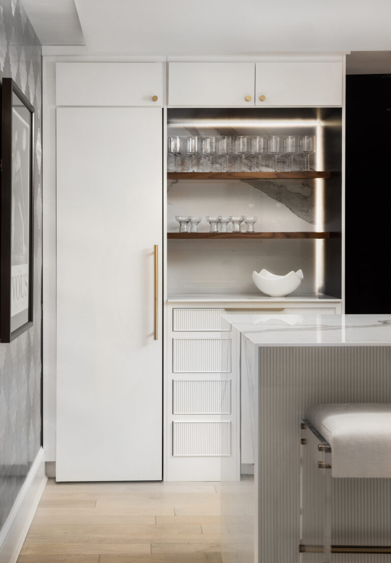 Attention to detail is key in elevating this basement.ARCHITECTURE: The Drawing Board, Inc. PHOTOGRAPHY: Jenn Vierrier