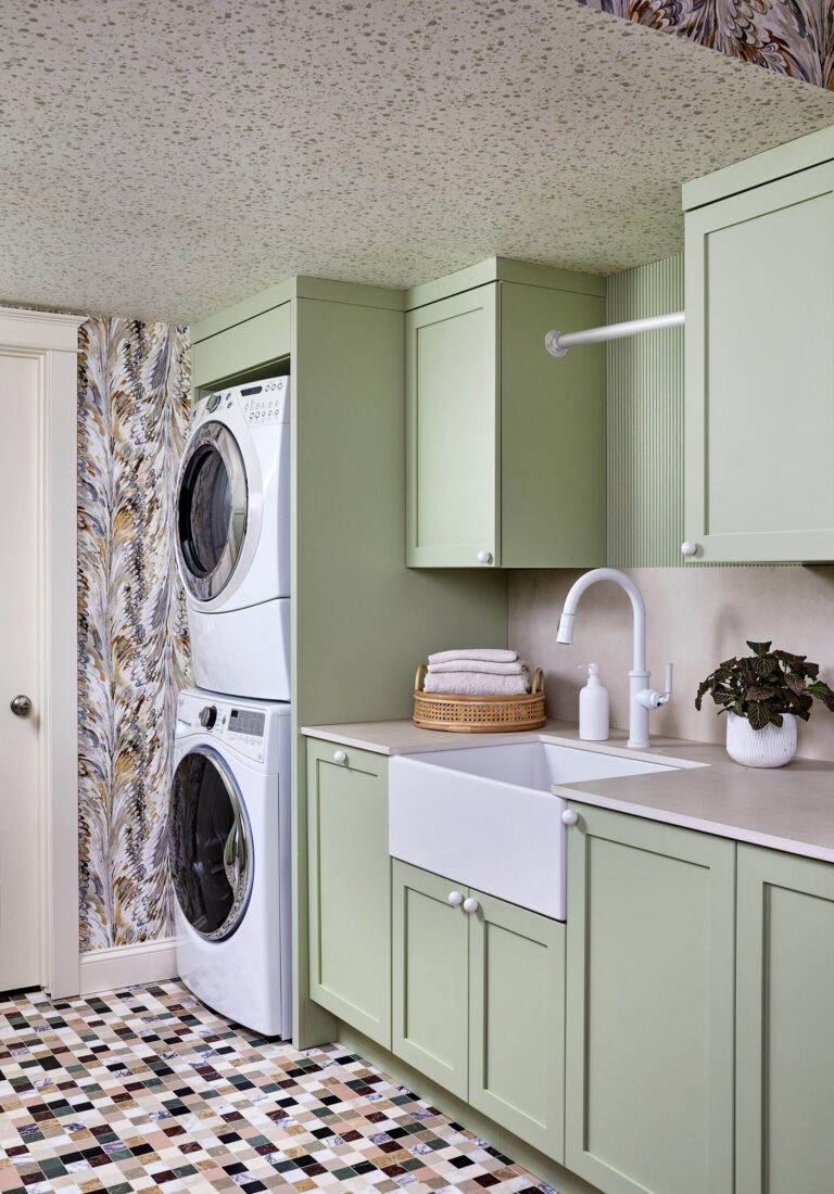 The laundry room in this home was completely reorganized to make it as function as possible.ARCHITECTURE: The Drawing Board, Inc. PHOTOGRAPHY: Stacey Goldberg