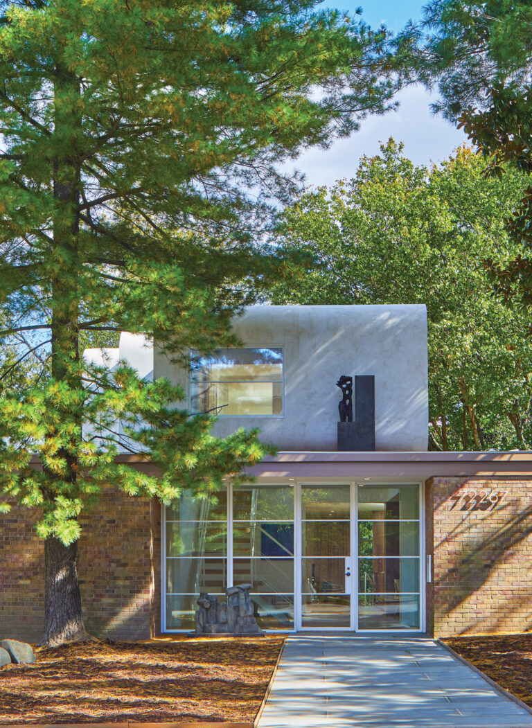Lococo spearheaded the architecture and interior design of a whole-house renovation and second-floor addition to a 1970s home in DC. ARCHITECTURE: Donald Lococo Architects, LLC PHOTOGRAPHY: Anice Hoachlander